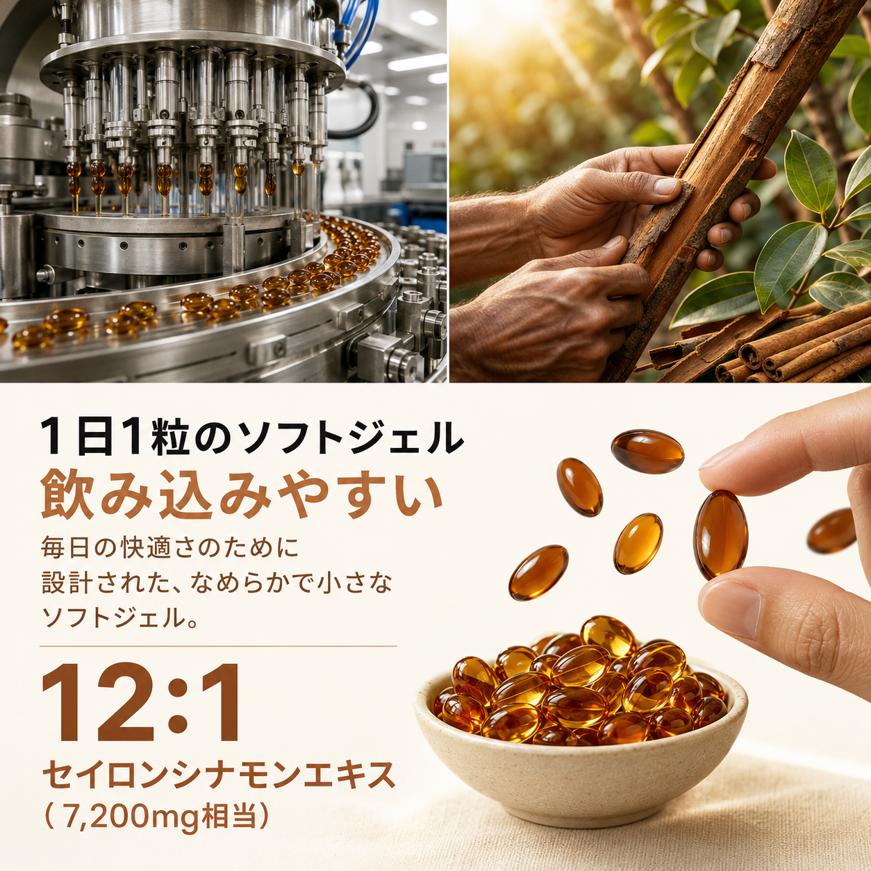 セイロンシナモンの製造工程